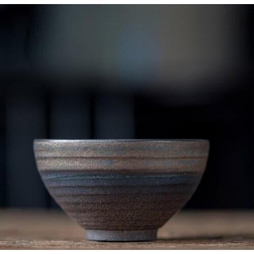 Durable Retro Tea Cup Eco-friendly Retro Ceramics Handmade Antique Style Tea Mug for Home Kitchen Daily Use Wholesale 2021