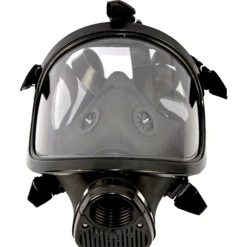 Rubber silicone fireman face shield for breathing apparatus facemask