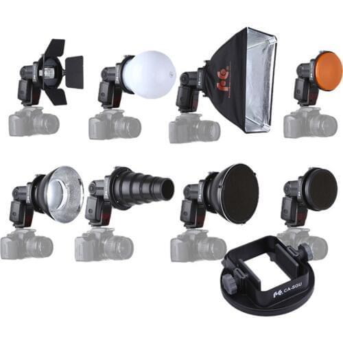 FALCON EYES Softbox Flash Diffuser Adapter Kit Accessory for K9/K-9 Universal Mount CA-SGU Speedlite for SGA-K9 for Canon Nikon