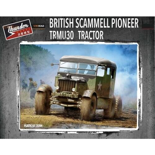 Thunder 1/35 TM35204 WWII British Scammell Pioneer TRMU30 Transporter Model Kit