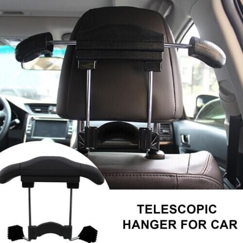 Car Seat Coat Hanger Clothes Holder Organizer Mounts Holder Foldable and Retractable Coat Hanger Auto Interior Accessories