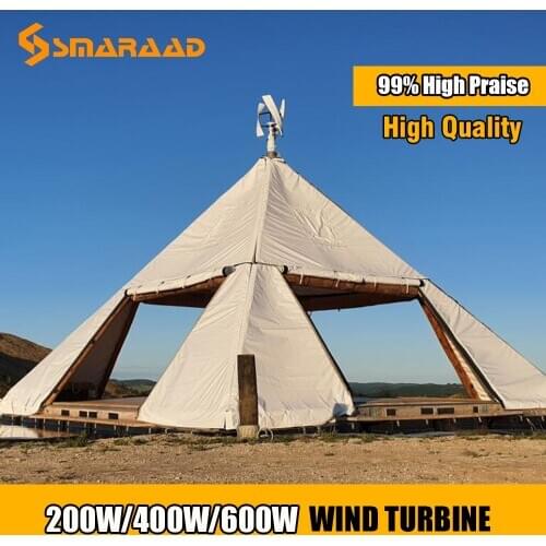 400w 600w Factory Outlet Windmill 12v 24v 48v Vertical AXIS Permanent Maglev Wind Turbine Generator With Off/On Grid System