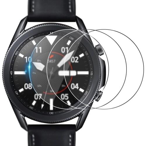 9H For Galaxy Watch 41 42 45 46mm Tempered Glass for Samsung Gear S3 S2 2 3 R380 Screen Protector Protective Glass Films 1/3 pcs