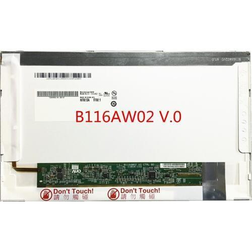 Free Shipping B116AW02 V.0 B116AW02 V0 LP116WSA-TLA1 N116L6-L02 Laptop Lcd Screen 1024*600 LVDS 40 Pins