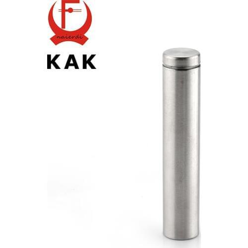 10PCS KAK Glass Fasteners 12mm Stainless Steel Acrylic Advertisement Standoffs Pin Nails Billboard Fixing Screws Hardware