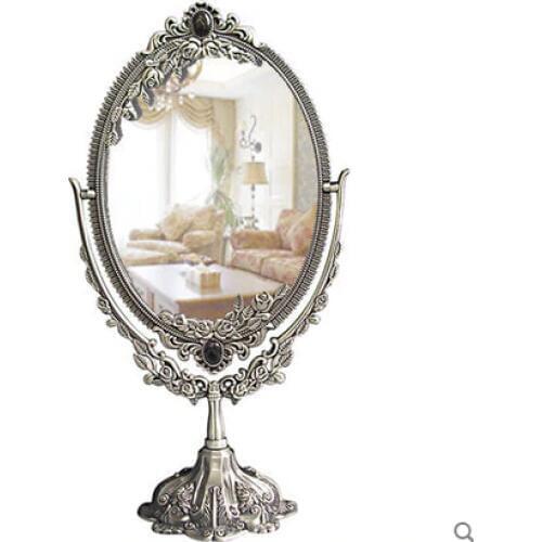 360 degree magnifying rotating princess women sex products double-face desktop table dressing cosmetic makeup mirror J009