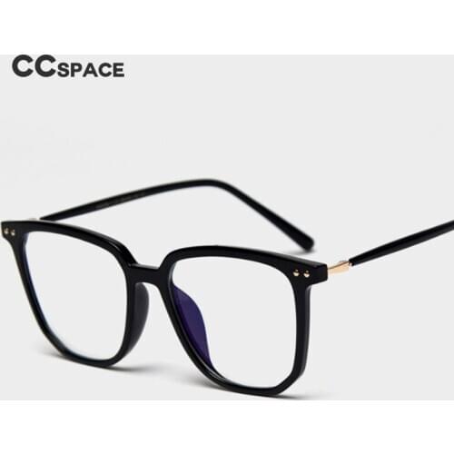 49493 Plastic Titanium Big Square Anti-Blue Light Eyeglasses Frame for Men Women Optical Fashion Computer Glasses Flat Mirro