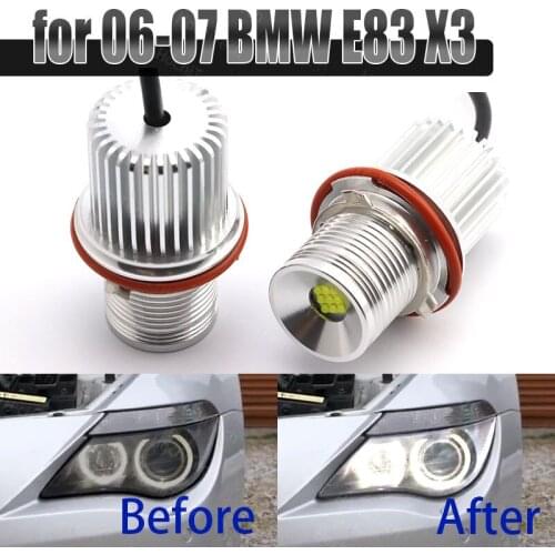 90W Super Bright White LED Angel Eyes LED Marker Halo Ring Light for 06-07 BMW E83 X3