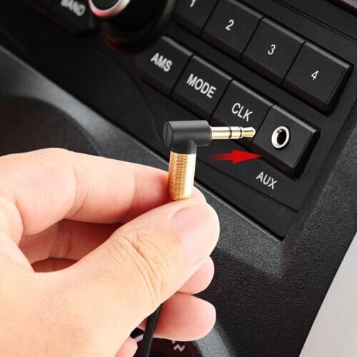 3.5MM Audio Cable 3.5 Jack To Jack AUX Cable For BMW E46 E60 Ford focus 2 Kuga Mazda 3 cx-5 VW Polo Golf 4 5 6 Jetta Passat