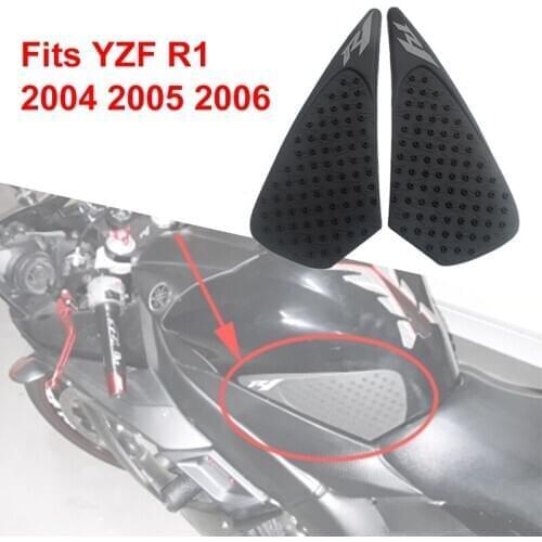 For Yamaha YZF R1 2004 2005 2006 Fuel Gas Tank pad Knee Grip Traction Pads Decals YZF-R1 Sport Bike moto accessories R1