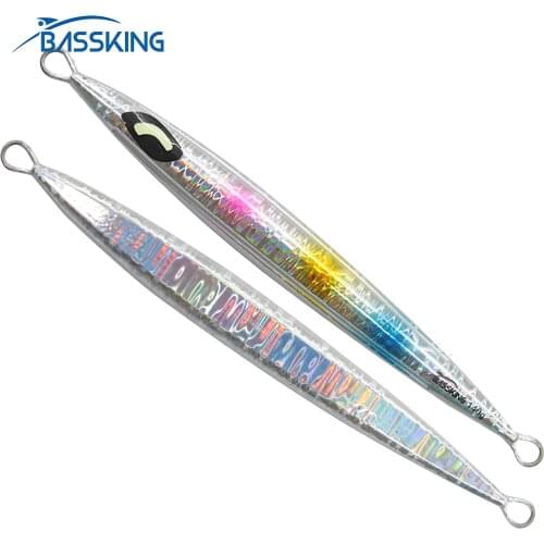 BASSKING Jig Fishing Lure 60/80/100/120/140/160g Jigging Metal Spoon Bait Isca Artificial Bait Boat Pesca Lead Fish Metal Bait