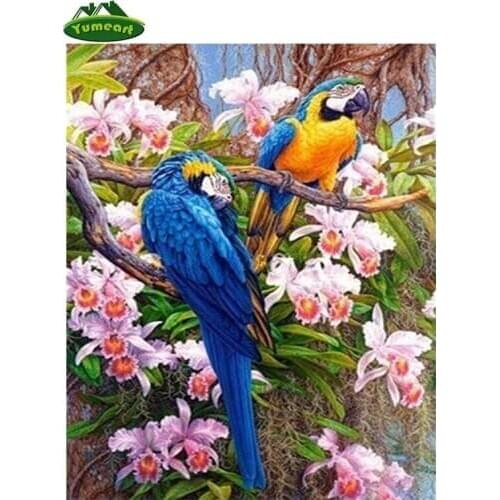 Square Diy Diamond Drawing Love Diamond Painting Cross Stitch Crystal Diamond Sets Decorative Full Diamond Embroidery Bird