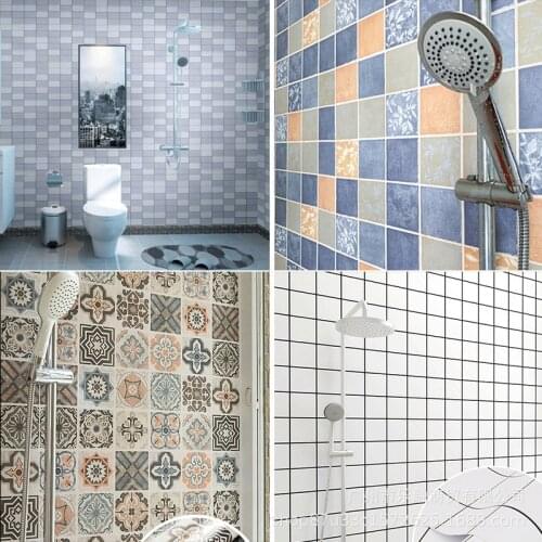 Bathroom Kitchen Toilet Stickers Waterproof Self-Adhesive Wallpapers Non-Slip Balcony Tiles Thick And Wear-Resistant Wallpaper