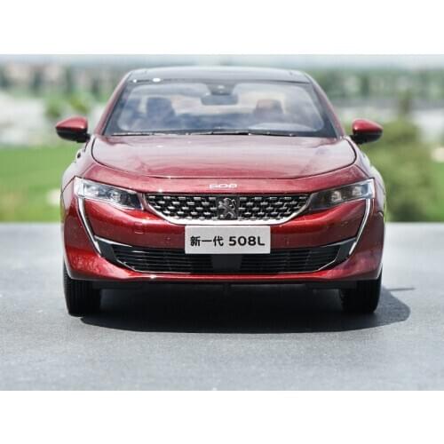 Original Factory Authentic 1:18 Peugeot New Generation 508l Diecast Car Models for Gift, Toys