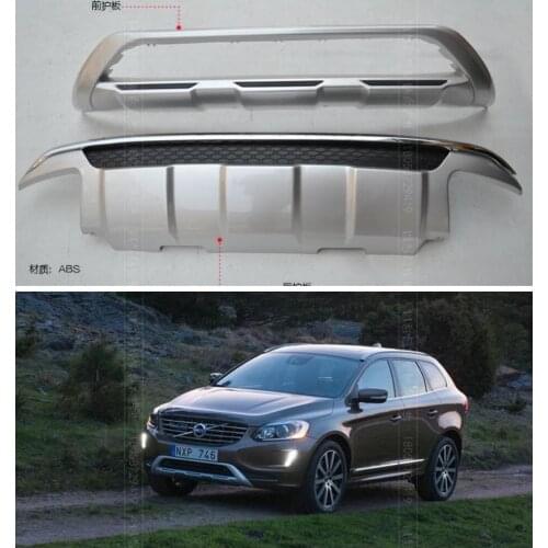 Stainless steel Car Front Rear Bumper Protector Guard Plate Fits For VOLVO XC60 2014 2015 2016 2017