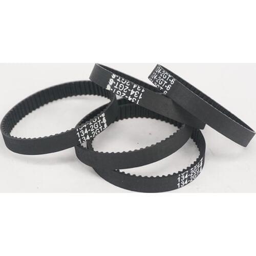 5PCS Rubber GT2 Timing Belt Synchronous Belt Pitch 2mm Width 6mm 2GT 3D Printer Belt Closed Loop Perimerter/Length 134-172mm