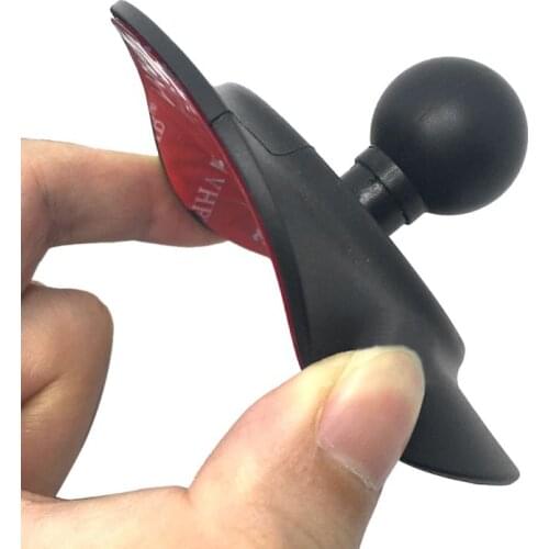 Rubber Ball Head Mount Car Dashboard Suction Cup Round Plate with Adhesive Tape forMounts for GPS Camera Smartphones Accessories