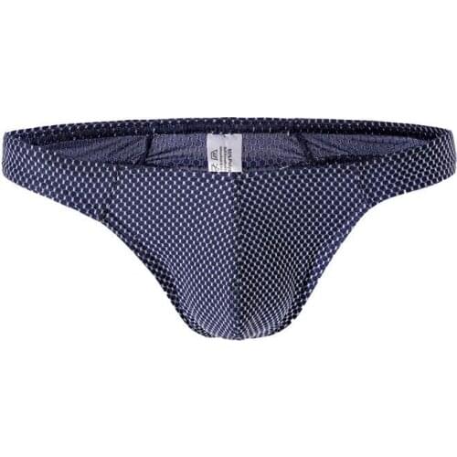 Sexy 2020 Fashion Man Sexy Nylon U Convex Thongs Bulge Penis Pouch T-Back G String Panties Gay Male Hipster Jockstrap Underwear