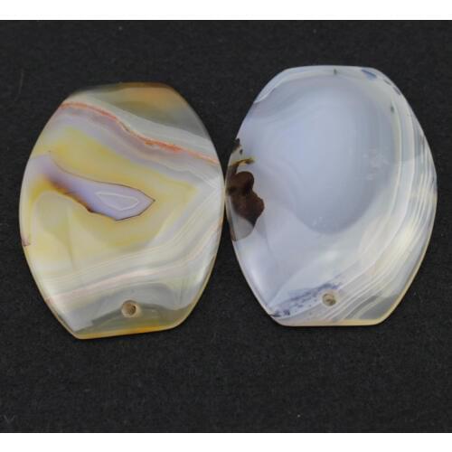 40x56mm drum shape gray leaf agat carnelian pendant natural stone beads for jewelry making wholesale