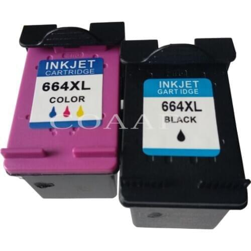 Compatible hp664 664XL Refilled ink cartridge for HP DeskJet 1115 1118 2135 2138 3635 3636 3638 4536 4676 Older version printer