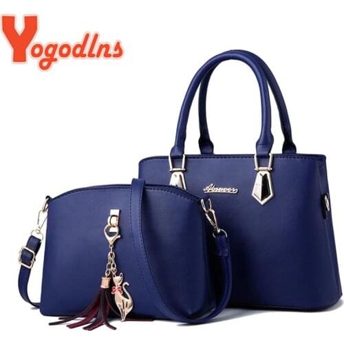 Yogodlns Womens PU Leather Handbags Designer Soft Shoulder Bags For Women Messenger Bags Crossbody Bags Top-Handle Bags Bolsa