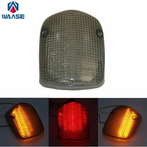Waase For Honda SHADOW DELUXE 750 1998 1999 2000 2001 2002 E-Mark Rear Tail Light Brake Turn Signals Integrated LED Light