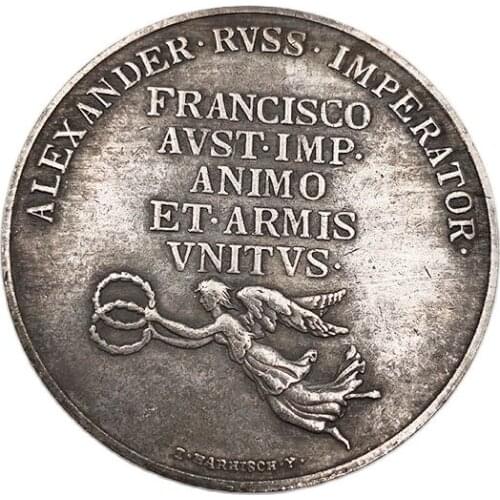 Commemorative Coins Emperor Alexander Heart Angel Coin Collection Family Decoration Coin Crafts Souvenirs Ornaments Gifts