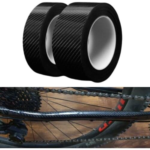 New 5D Carbon Fibe MTB Bicycle Frame Protection Sticker Road Bike Anti-scratch Straps 0.6mm Belt Cycling Accessorie Covered Tape