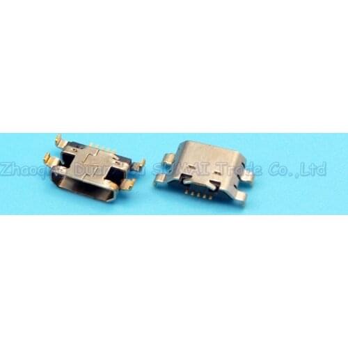 100pcs/lot Micro USB Jack connector for Meizu Metal Note Meilan Note USB charging port