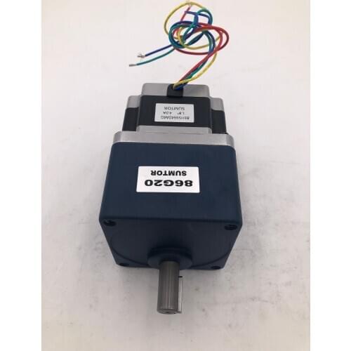 200:1 250:1 NEMA 34 Gear reduction stepper motor 66 mm Length 4A 3N.m