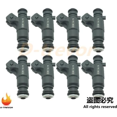 8Pcs OEM 0280156276 Fuel injector Nozzle For Jinbei Grace Yangtze Zhongxing pickup