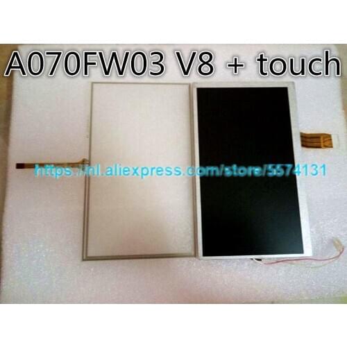 A070FW03 V8 7 inch lcd screen 26 pin + touch screen CCFL backlight