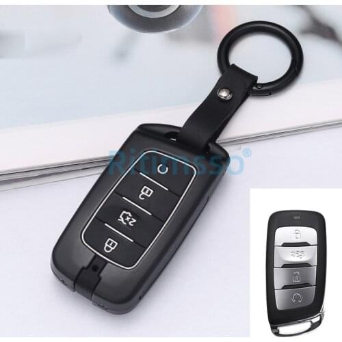 Alloy Key Fob Cover Case Holder for Changan Hunter F70 CS35 CS75 PLUS CS85 COUPE CS95 2020 Remote Protect Skin Accessories