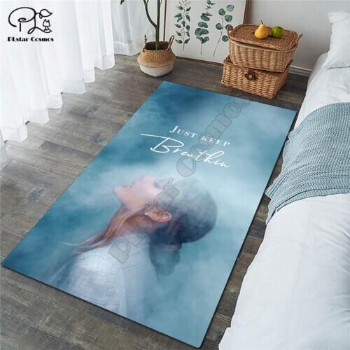 Ariana Grand carpet Square Anti-Skid Area Floor Mat 3D Rug Non-slip Mat Dining Room Living Room Soft Bedroom Carpet style-02