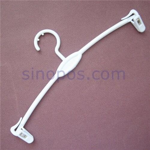 Colored Underwear Clip Lingerie Hanger, bra bikini swimwear boxer short briefs underpant knicker flexible display hanging hook