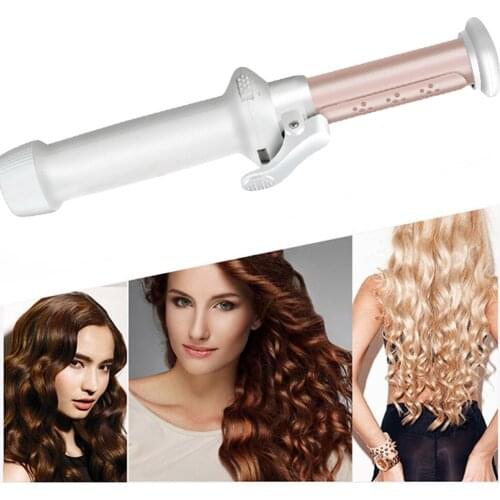 Mini Electric Hair Curler Wireless USB Rechargeable Curler Wet & Dry Curling Iron Anti Scalding Low-power Travel Styling Tool