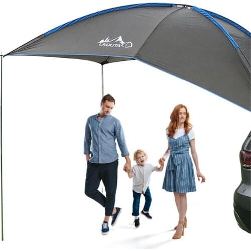 Car Rooftop Awning Waterproof Tear Resistant Auto Camping Tent Durable Car Side Awning Anti-UV Tent For Beach Camping Tent