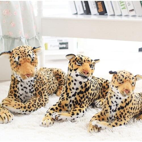 Ins net red simulation leopard doll plush toy leopard black panther doll pillow baby doll