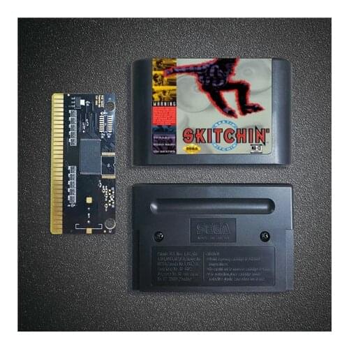 Skitchin - 16 Bit MD Game Card for Sega Megadrive Genesis Video Game Console Cartridge