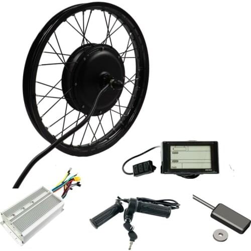 Speedpower 19 inch 19" motor wheel electric motorcycle 48V 60v 72V ebike Conversion Kit High Torque DC Motor 5000 watt