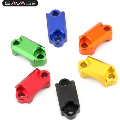 Motorcycle Handlebar Brake Master Cylinder Clamp Cover For SUZUKI DR-Z 400 E S SM DR 250R RMZ 250 450 GSX-R 600 750 1000 GSX 650