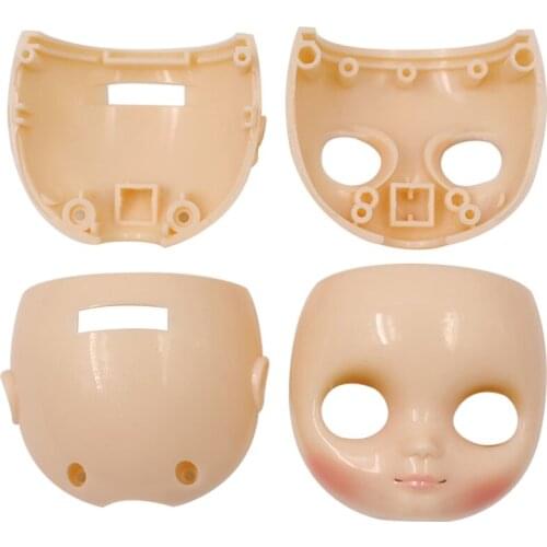 Middie Blyth Faceplate with the Back of the Surface Shell and Screw White Transparent Skin