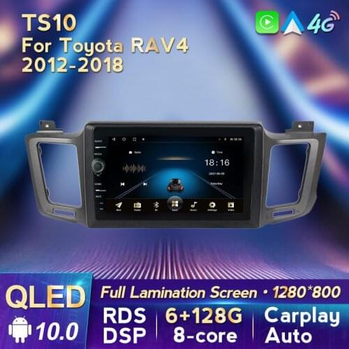 MLOVELIN Carplay DSP Radio RDS 8Core Car Multimedia GPS For Toyota RAV4 4 XA40 5 XA50 2012 - 2018 2 din dvd