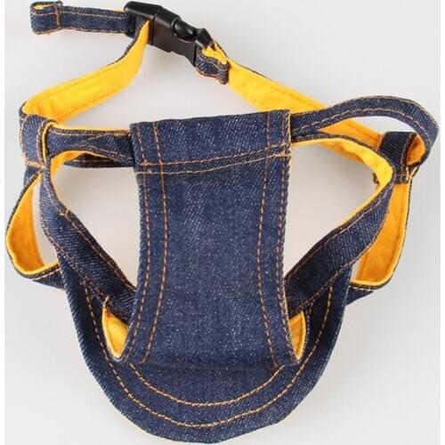 Pet Fashion Dog Cat Denim Caps Adjustable Sun Protection Travel Baseball Cap Hat Photography Props Pet Dog Hair Accessories