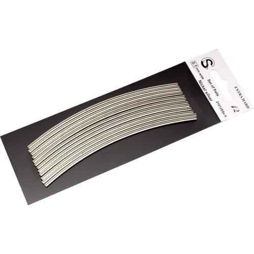 Sintoms Fret Wire Set for Fender Bass Vintage Fender Banjo Acoustic Guitar, 2.1mm Small Size Nickel Silver Extra Hard