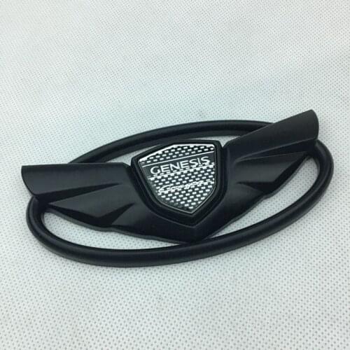 Wholesale 20pcs 3D GENESIS Wings Logo Car Front Hood Grille or Rear Emblem Sticker Decal for GENESIS COUPE