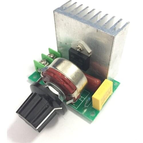 4000w 220v SCR Voltage Regulator Speed Controller Motor Electric Adjustable Dimming Temperature Dimmers
