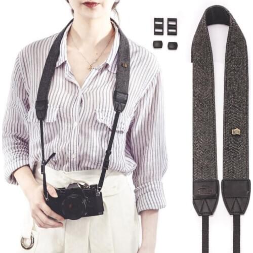 Camera Strap Camera Shoulder Neck Vintage Strap Belt Camera Strap for Sony for Nikon for Canon for Olympus DSLR Camera Portable
