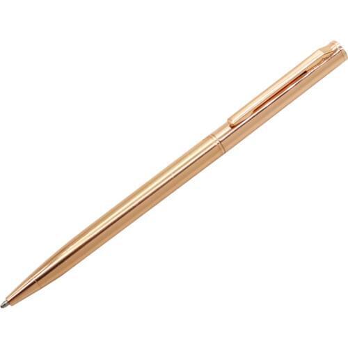 Rose gold Slim Ballpoint pen Black ink 1.0mm Ballpoint pen New brand Exquisite Creative stationery Writing stationery
