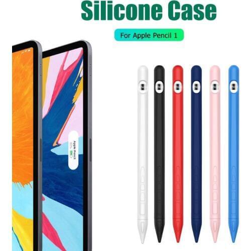 Silicone Tablet Touch Pen Stylus Cover for Apple Pencil 1 Accessories Soft Silicon Protective Sleeve for Apple Pencil 1 Case